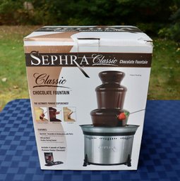 Lot 241 - WOW! Sephra Classic Electric Chocolate Fountain In Original Box