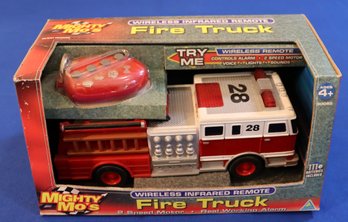 Lot 219 - Mighty Mo's Wireless Remote Control Fire Truck - New Old Stock  In Original Box