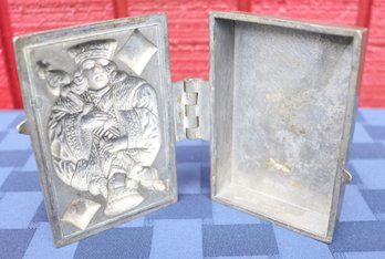 Lot 403 - Antique V. Clad & Sons King Of Diamonds Card Chocolate Candy Mold