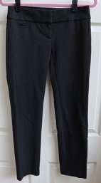 Lot CV44-  Women's Ann Taylor Loft  Petites Marisa Straight 3 Pocket Black Pants - Size 0P