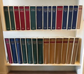 Lot 316 - Library Of America - Set Of 28 Boxed - American Novels - Lincoln - Hawthorne -thoreau