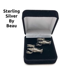 Lot 29- Beau Sterling Silver Lobster Screw Back Earrings