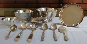 Lot 134- 11 Piece Silver Plate Lot - Gorham - Silea - EPA -