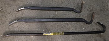 Lot 5 - Lot Of 3 Crow Bars - 24' - 30' - 36'