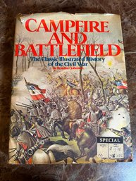 Lot 331CAN - Campfire And Battlefield Illustrated History Of The Civil War - Yankees & Rebels - Vintage Book