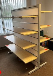 Lot 588- Store Supply Heavy Duty Display Shelf