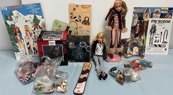 Lot 591- Monster High And My Scene Dolls And Accessories