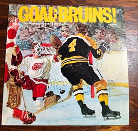Lot 373- 1969-70 - Goal Bruins! Vinyl Record - TV 38 WSBK - Bobby Orr - NHL Hockey - Fleetwood