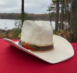 Lot 506 - Cowboy Hat Made In The USA Mens Size Large - Vintage Mens Wear