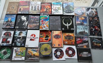 Lot 612 - PC Game Lot - Need For Speed, Lord Of The Rings, Star Wars, Mist