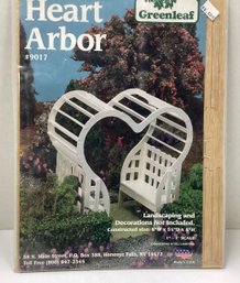 Lot 44RR - NEW Vintage Greenleaf Heart Arbor #9017 Kit Wood Dollhouse Miniature Arbor