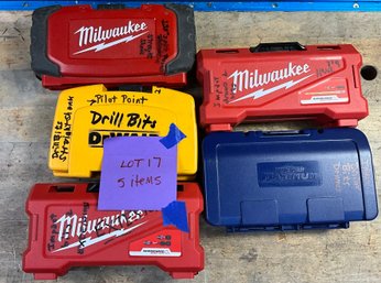 Lot 17 - Milwaukee - Dewalt - Shank - Point - Impact - Drivers Drill Bits & Sockets - Workshop - Woodworker