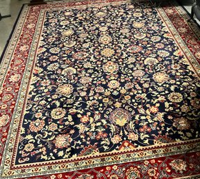 Lot 10- Blue Red Tan Oriental Carpet Rug - No Tag