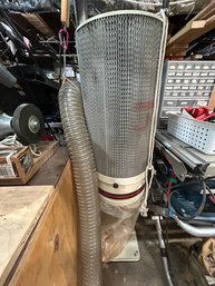 Lot 8: Jet Dust Collector - Floor Model With 4' Hoses & Connector Plus Extra Bags