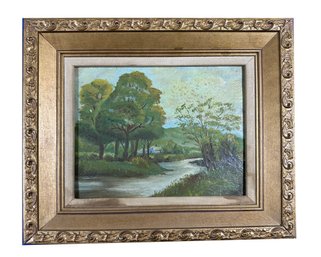 Lot 432SES - Vintage Original Oil In Frame - Landscape