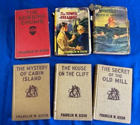 Lot 117G - Vintage 1920s Hardy Boys - Lot Of 6 Books - Franklin W. Dixon