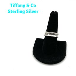 Lot 55MM- Tiffany & Co Sterling Silver Ring Size 8 1/2