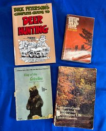 Lot 123G - Hunting Books - Grizzly Bear - Bow & Arrow - Campers Guide