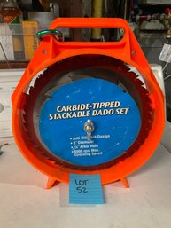 Lot 52- Carbide Tipped  Dado Set - 8' & 10'