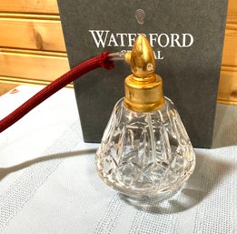 Lot 24- Waterford Crystal Signed Perfume Atomizer In Box