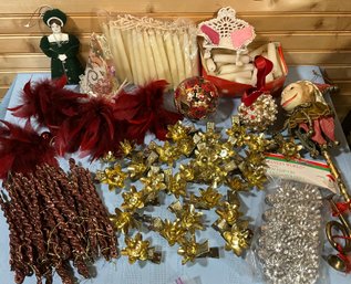 Lot 25- Victorian Style Clip On Tree Candles- Christmas Ornaments- Decor