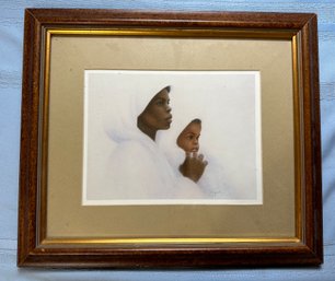Lot 356 - Brenda Joysmith Stunning Mother And Child Madonna Reproduction Painting