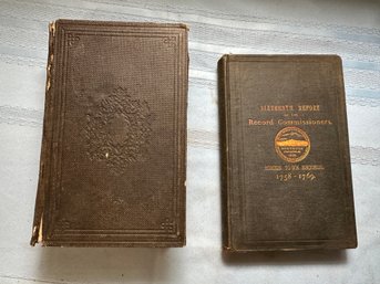 Lot 360 - 2 Antique Books - City Of Boston Town Records 1758-1769 & Hon. Joseph Howe 1st Ed 1858