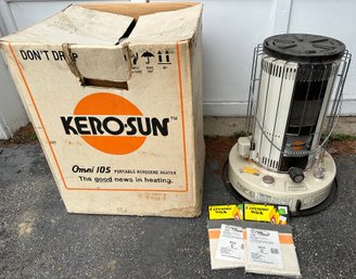 Lot 151G - Portable Kerosene Heater Omni 105 With Wick Replacements