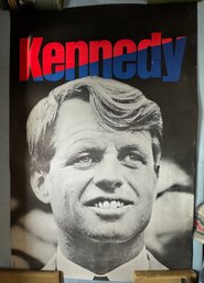 Lot 365 -  2 Posters - RFK Robert F Kennedy Reproduction - Political Presidential Campaign Poster