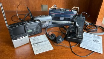 Lot 61- 1980s Walkman Lot - TV Casio - Sony - Panasonic