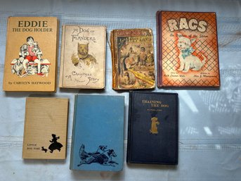 Lot 372 - Sweet Lot Of Childrens Books On Dogs - Late 1800s To Mid 1900s - Mans Best Friend