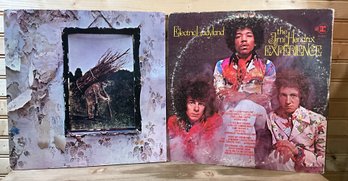 Lot 58- Led Zeppelin & The Jimi Hendrix Experience Vinyl Records - Stairway To Heaven - Misty Mountain