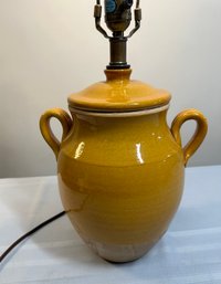 Lot 312 - Pierre Deux Signed- Rowe Lamp French Country Ginger Jar Crock