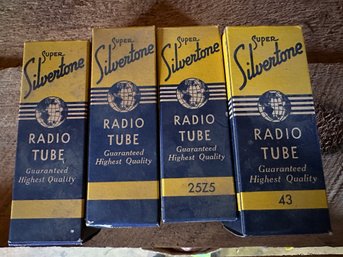 Lot 516G2 - Super Silverton Lot Of 4 Vintage New In Box Radio Tubes