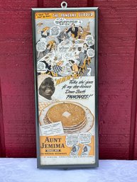 Lot 366 - 1940s Vintage Aunt Jemima Buckwheat Pancake Magazine Advertisment Original Advertising Print