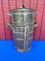 Lot 437- Primitive Pressure Cooker 25qt - Farmhouse Decor