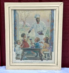 Lot 374 - 1923 Cream Of Wheat Advertising Magazine Page Print - Wall Art - Edward Brewer Artist