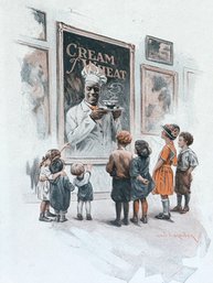 Lot 379 - 1920s Cream Of Wheat - An Old Friend - Advertising Magazine Page Print - Wall Art - Edward Brewer