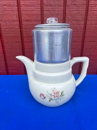 Lot 449- Enterprise Aluminum Co. Drip-o-Later Stovetop Coffee Pot - Vintage Kitchen