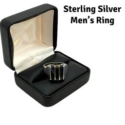 Lot 5- Sterling Silver Mexico Mens Ring Size 9