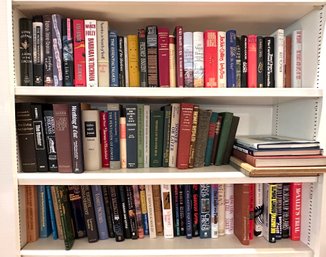 Lot 302 - 3 Shelves Of Hard Cover Books - Literature - Stephen King, Antique, Vintage, Novels