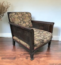 Lot 515 - Antique 1940s Regency Style Arm Double Cane Chair Armchair Caned - Large