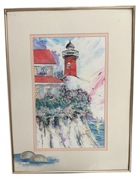 Lot 532 - The Beacon Lighthouse Signed Emily Keene Johnson And Numbered Litho 44/200