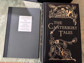 Lot 178 - The Canterbury Tales Folio Society Limited Edition - Chaucer - Leather Bound