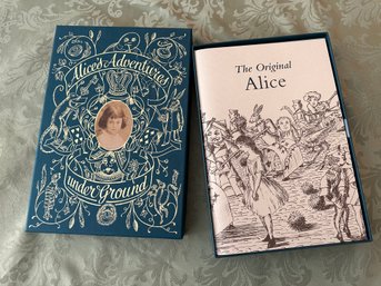 Lot 184 - Alice's Adventures Underground The Original Alice Sally Brown - Numbered Limited Ed Folio Society