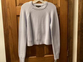 Lot 86RR- French Connection New With Tags Womens Crew Neck Sweater Size Small Light Blue