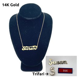 Lot 31- 14K Gold Susan Necklace And More - Lot 4