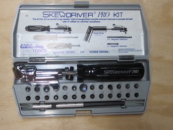 Lot 34 - NEW: Skydriver Pro Screw Driver Bit And Driver Kit - Hand Tools