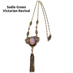 Lot 17- Sadie Green Art Deco Victorian Revival Necklace