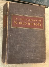 Lot 233- An Encyclopedia Of World History - William Langer Illustrated With Maps